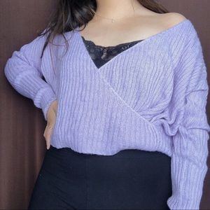 Nasty Gal Wrap Sweater